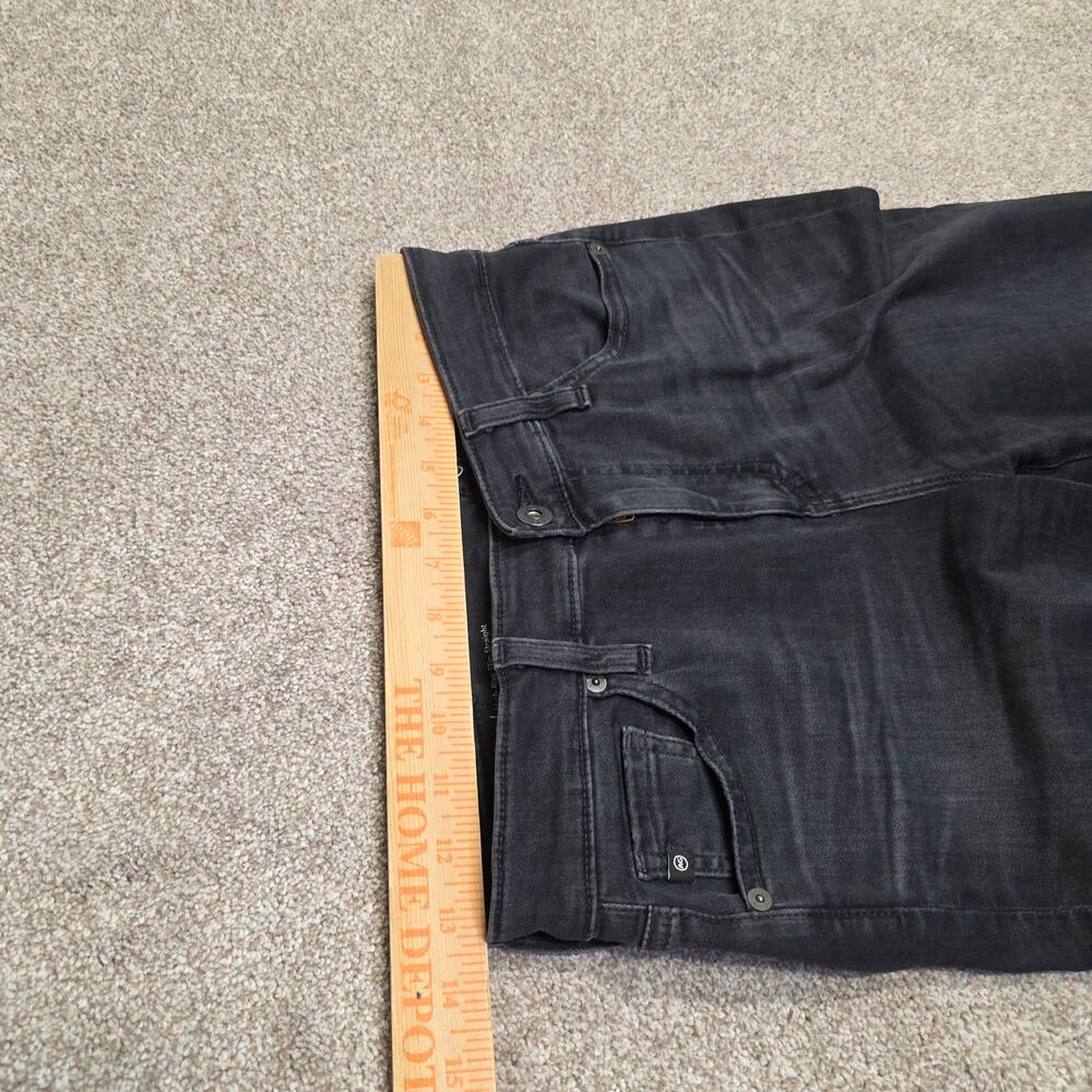 AG Adriano Goldschmied Black Mari High-Rise Slim Straight Jeans Women's 27x29.5 - Picture 13 of 16